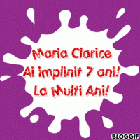 Aniversare Maria Clarice - 7 Ani