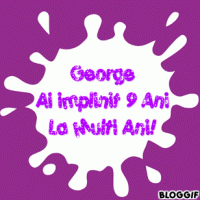 Aniversare George - 9 Ani