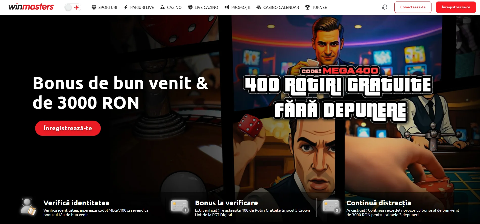 Cum să Obții Bonus la Winmasters Casino?